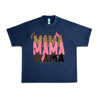 Navy mama mama mama lightning bold Urban Heavy Tee - Zillion Design Studio