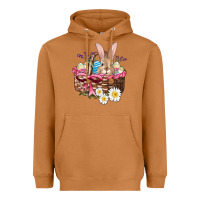 Meerkat easter bunny and basket Heavyweight Hoodie - AdoDesignShop