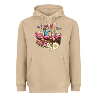 Mushroom easter bunny and basket Heavyweight Hoodie - AdoDesignShop