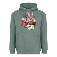 Sage easter bunny and basket Heavyweight Hoodie - AdoDesignShop