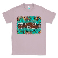 Lilac cowhide gemstone leather background Classic Tee - FaDigitalArtStudio