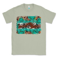 Matcha cowhide gemstone leather background Classic Tee - FaDigitalArtStudio