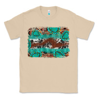 Mushroom cowhide gemstone leather background Classic Tee - FaDigitalArtStudio