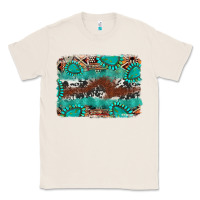 Natural cowhide gemstone leather background Classic Tee - FaDigitalArtStudio