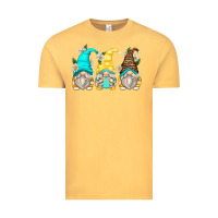 Vintage Mustard daisy gnomes Vintage Tee - Zillion Design Studio