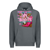 Rock if i cant wear my boots i aint going Premium Hoodie - NancyCooperArtShop