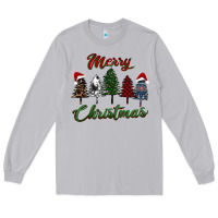 Moon Dust merry christmas trees Long Sleeve Tee - RanaPortraitStore