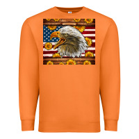 Carrot American Flag Eagle Premium Sweatshirt - LillyAllenDesigns