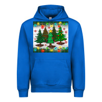 Cobalt christmas trees tumbler Urban Hoodie - BundleAndBundleShop