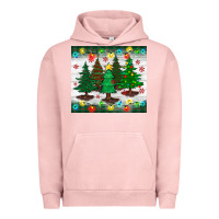 Pigment Salmon christmas trees tumbler Urban Hoodie - BundleAndBundleShop