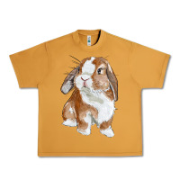 Peanut Butter Cute Bunny Urban Heavy Tee - RanaPortraitStore