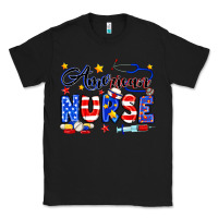 Black American Nurse Classic Tee - Neo Western