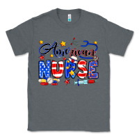 Charcoal Heather American Nurse Classic Tee - Neo Western