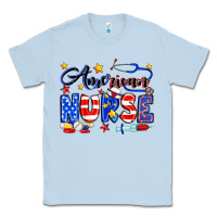 Dusty Blue American Nurse Classic Tee - Neo Western