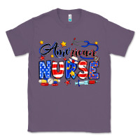 Lavender American Nurse Classic Tee - Neo Western