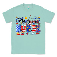 Seafoam American Nurse Classic Tee - Neo Western
