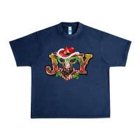 Navy christmas joy baby cow Urban Heavy Tee - BarkalooDesign