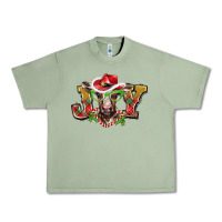 Oil Green christmas joy baby cow Urban Heavy Tee - BarkalooDesign