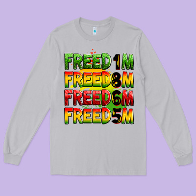 Freedom 1865 Long Sleeve Tee Designed By Zillion Design Studio