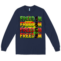 Navy Freedom 1865 Long Sleeve Tee - Zillion Design Studio