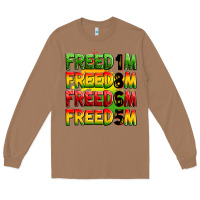 Toasted Coconut Freedom 1865 Long Sleeve Tee - Zillion Design Studio