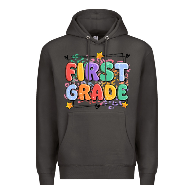 First Grade Premium Hoodie by MaliasSmallBusiness | Teevron
