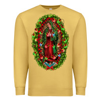 Antique Gold our lady of guadalupe christmas Premium Sweatshirt - Jasminsmagicworld