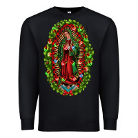 Black our lady of guadalupe christmas Premium Sweatshirt - Jasminsmagicworld