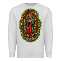 Dove Grey our lady of guadalupe christmas Premium Sweatshirt - Jasminsmagicworld