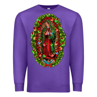 Purple our lady of guadalupe christmas Premium Sweatshirt - Jasminsmagicworld