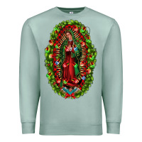 Seafoam our lady of guadalupe christmas Premium Sweatshirt - Jasminsmagicworld
