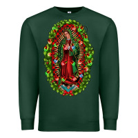 Sports Green our lady of guadalupe christmas Premium Sweatshirt - Jasminsmagicworld