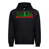 Black christmas trees libbey glass Urban Hoodie - BundleAndBundleShop