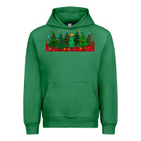 Emerald christmas trees libbey glass Urban Hoodie - BundleAndBundleShop