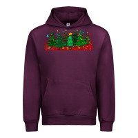 Mauve Wine christmas trees libbey glass Urban Hoodie - BundleAndBundleShop