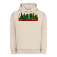 Pigment French Oak christmas trees libbey glass Urban Hoodie - BundleAndBundleShop