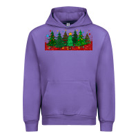 Tulip christmas trees libbey glass Urban Hoodie - BundleAndBundleShop