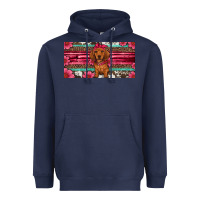 Navy dachshund puppy license plate Heavyweight Hoodie - Artiststas