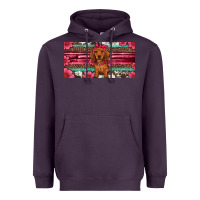 Plum dachshund puppy license plate Heavyweight Hoodie - Artiststas