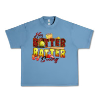Pebble Blue hey batter batter swing softball Urban Heavy Tee - Zillion Design Studio