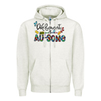 Oatmeal Heather different au some Zipper Hoodie - CowhideDigitalArt