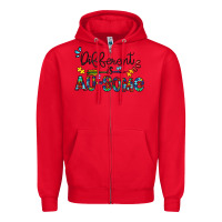 Red different au some Zipper Hoodie - CowhideDigitalArt
