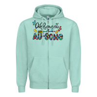 Seafoam different au some Zipper Hoodie - CowhideDigitalArt