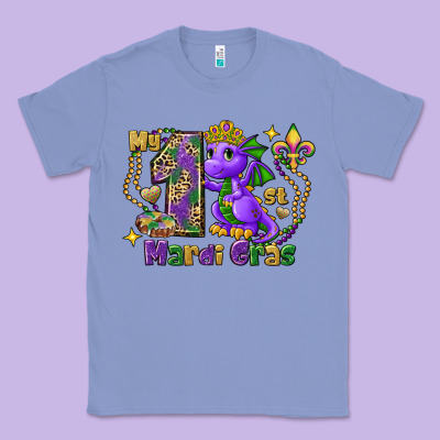 Dragon My First Mardi Gras Classic Tee Designed By Fadigitalartstudio