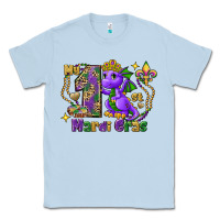 Dusty Blue dragon my first mardi gras Classic Tee - FaDigitalArtStudio