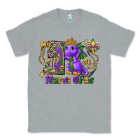 Heather Grey dragon my first mardi gras Classic Tee - FaDigitalArtStudio