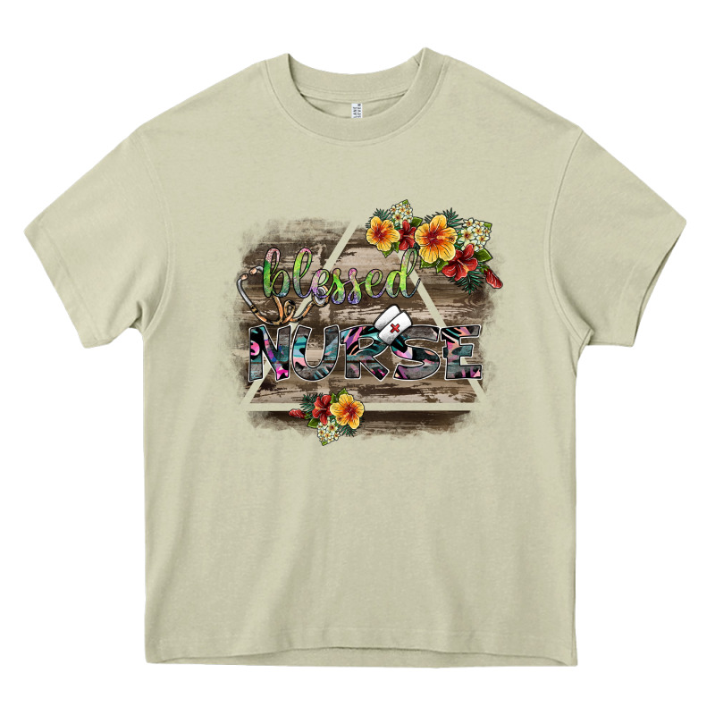 Blessed Nurse Heavy Core Tee by SublimationCraftShop | Teevron