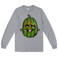 Heather Grey leopard pumpkin frankestein Long Sleeve Tee - RanaPortraitStore