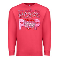 Cardinal you make my heart pop Premium Sweatshirt - NancyCooperArtShop