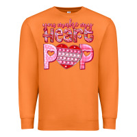Carrot you make my heart pop Premium Sweatshirt - NancyCooperArtShop